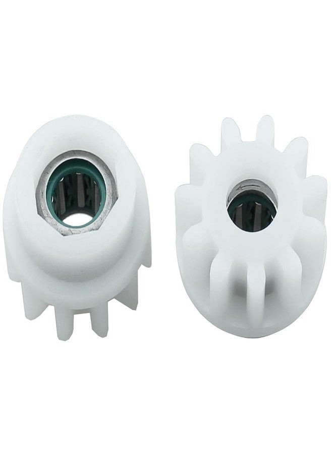 RLECS 2PCS 25x18mm Mop Pedal Broom Swivel Replacement Mop Bucket Gear White Freewheel Bearing - Image 2
